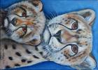Gepardi AKRYL na plátně
